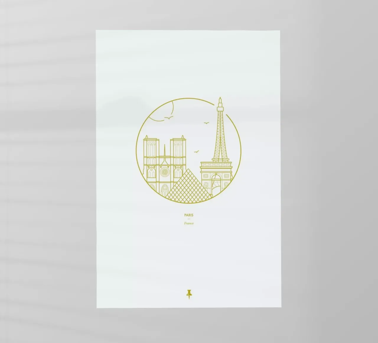 Paris pellicola backlit da Dean Smith