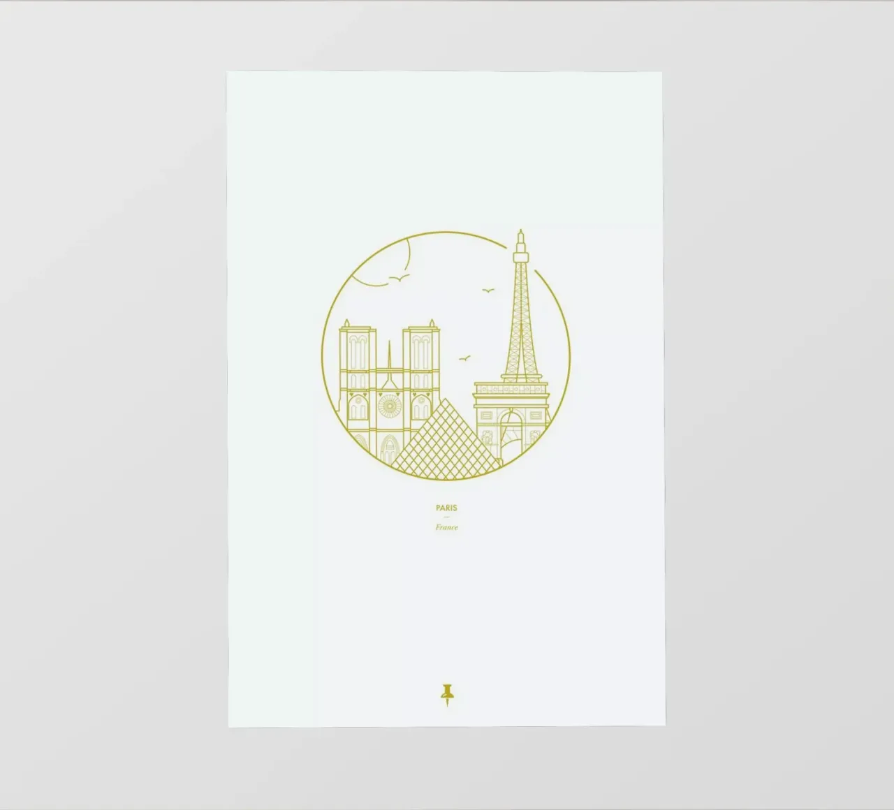 Paris pellicola backlit da Dean Smith