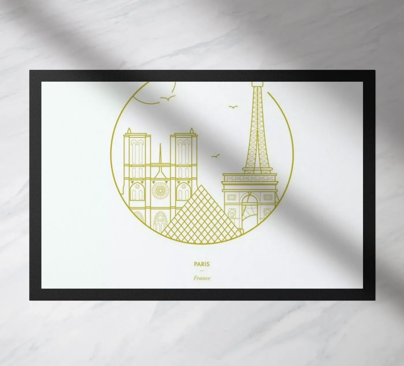 Paris Fußmatte von Dean Smith