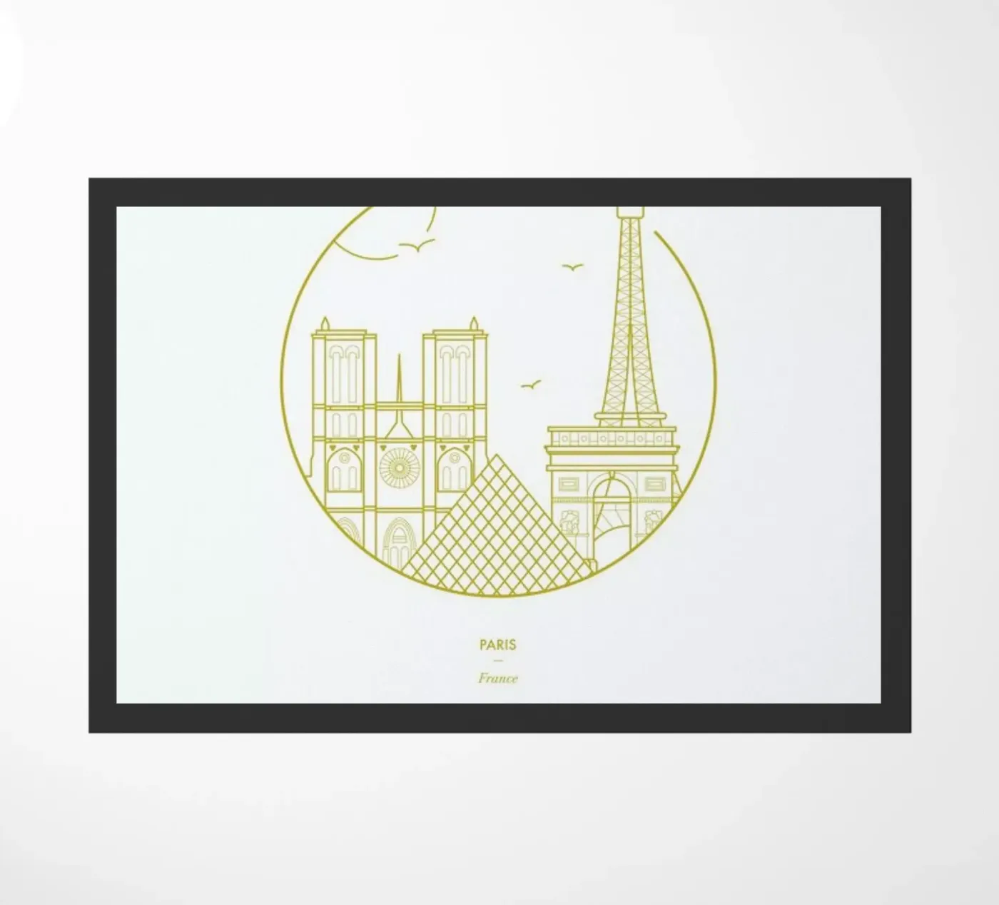 Paris Fußmatte von Dean Smith