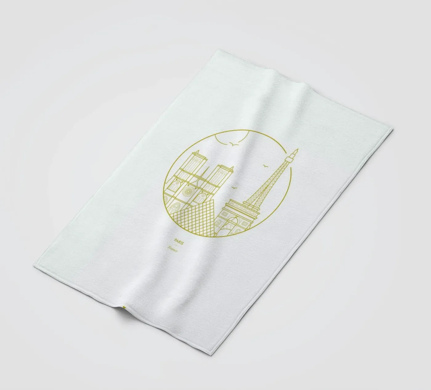 Paris Fleecedecke von Dean Smith