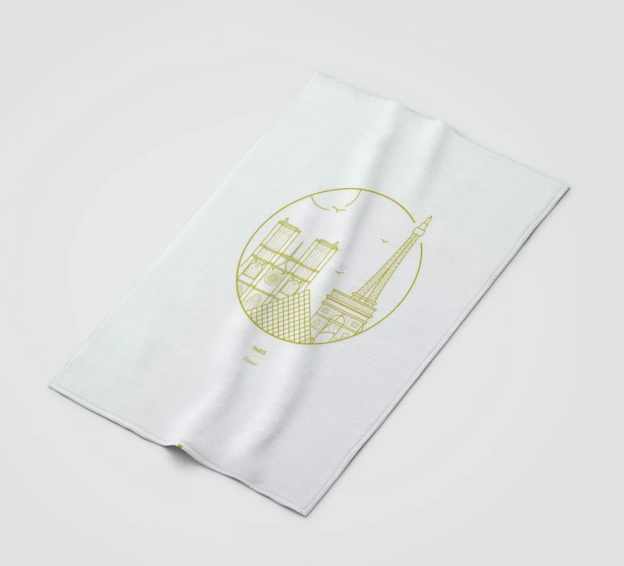 Paris fleecedeken van Dean Smith