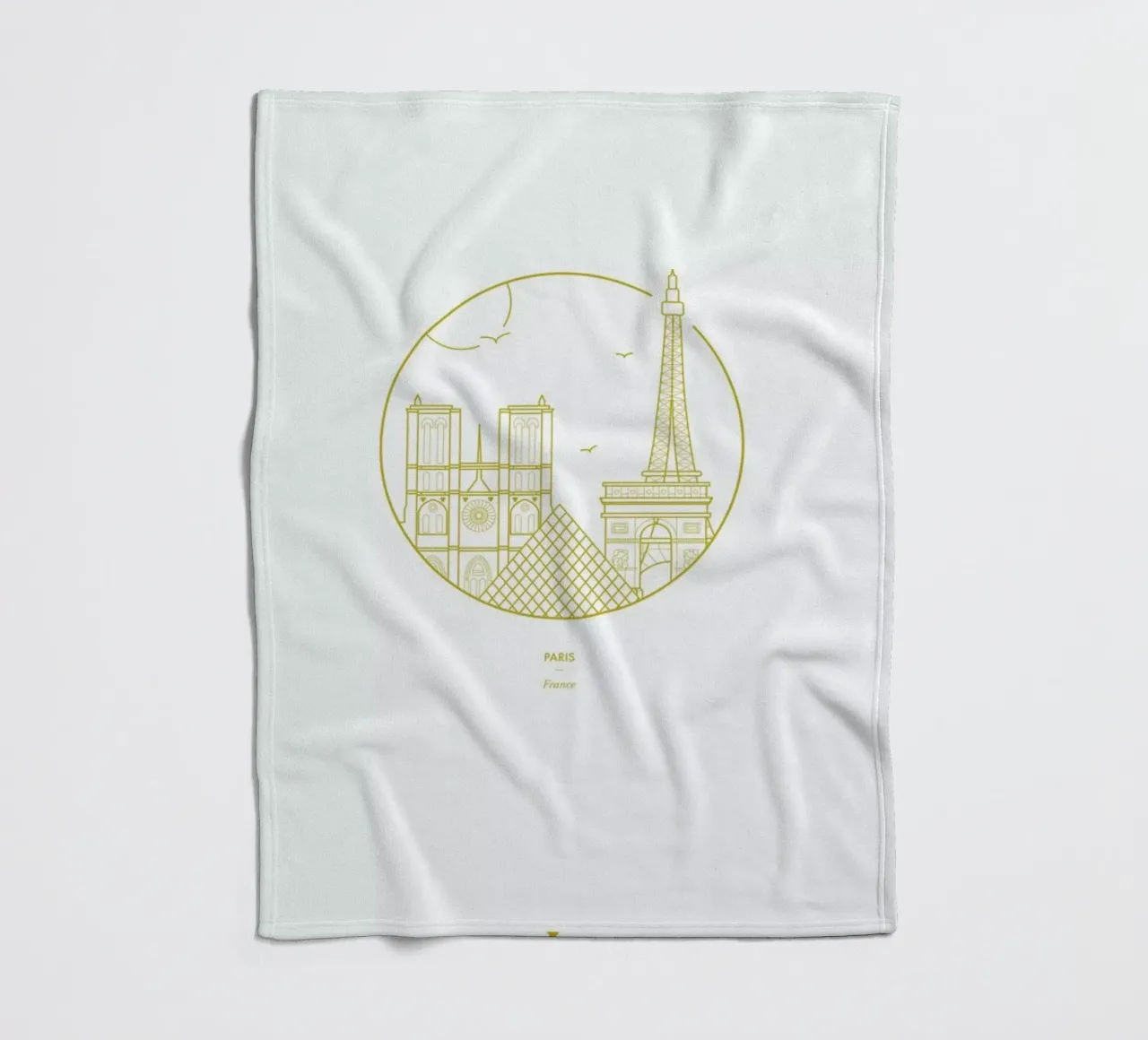 Paris fleecedeken van Dean Smith