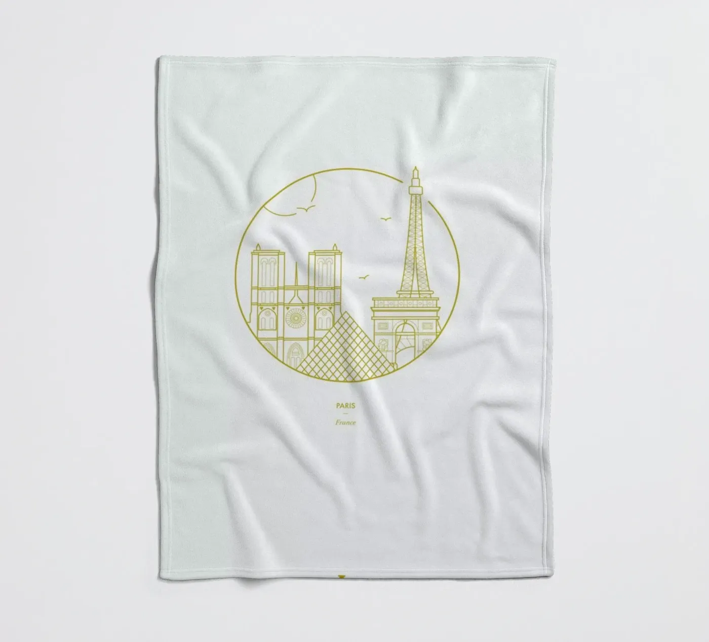 Paris Fleecedecke von Dean Smith