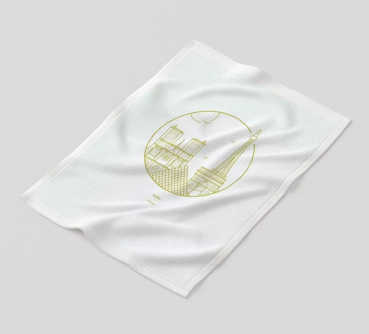 Paris fleecedeken van Dean Smith