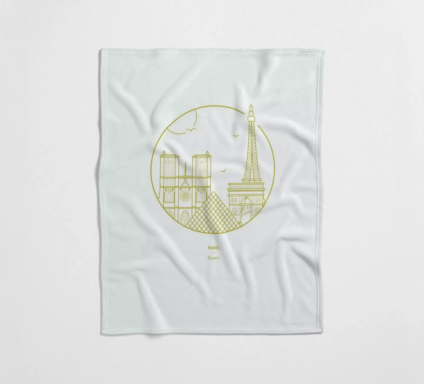 Paris Fleecedecke von Dean Smith