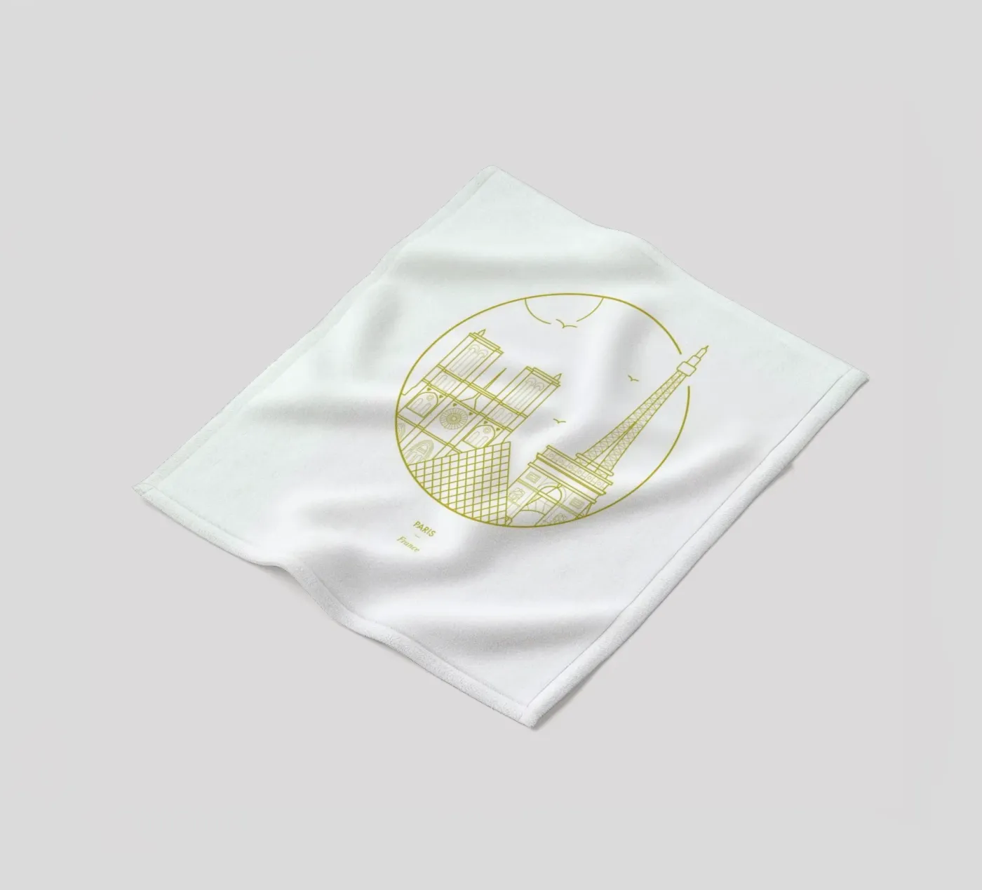 Paris Fleecedecke von Dean Smith