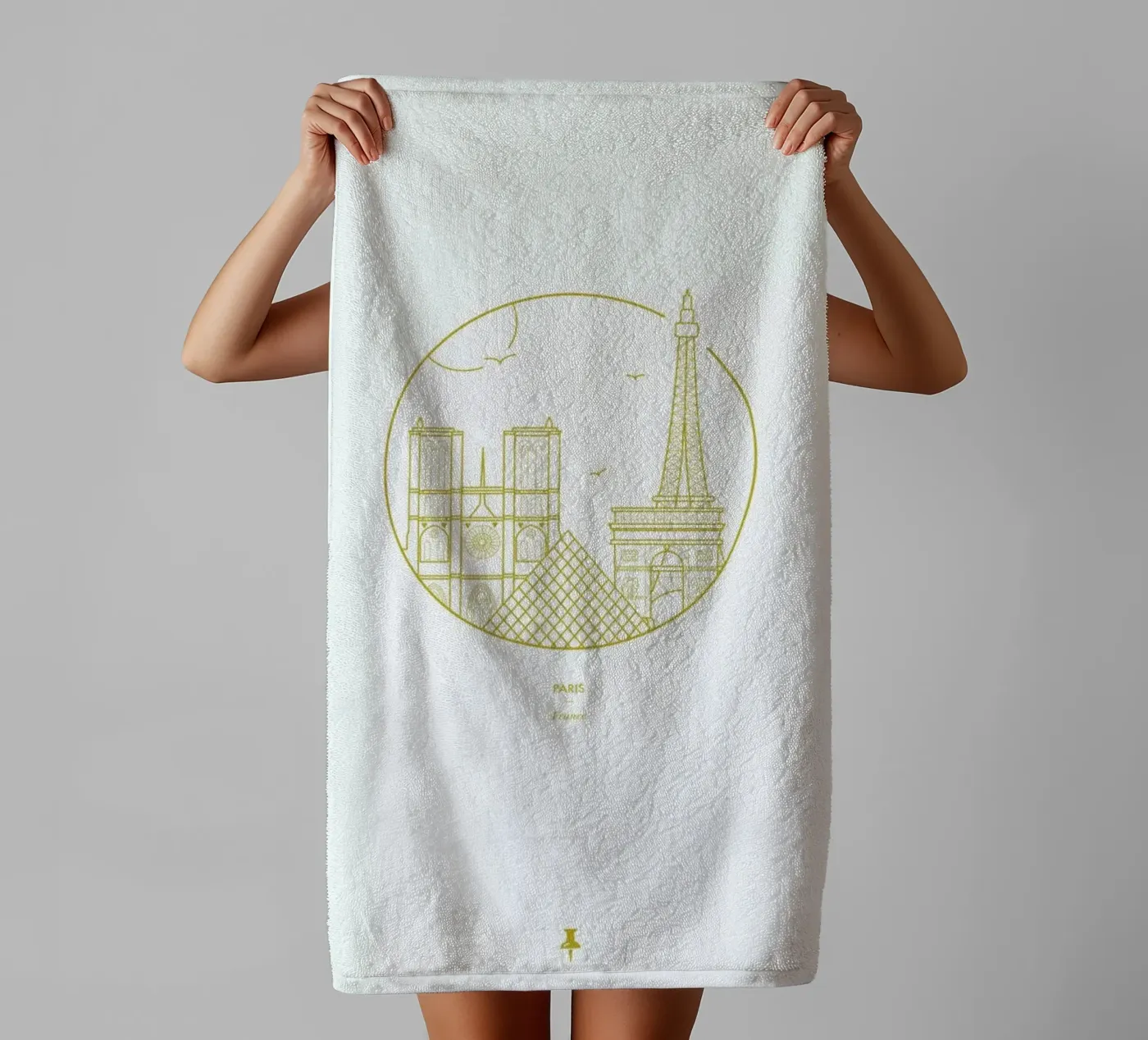 Paris badhanddoek van Dean Smith
