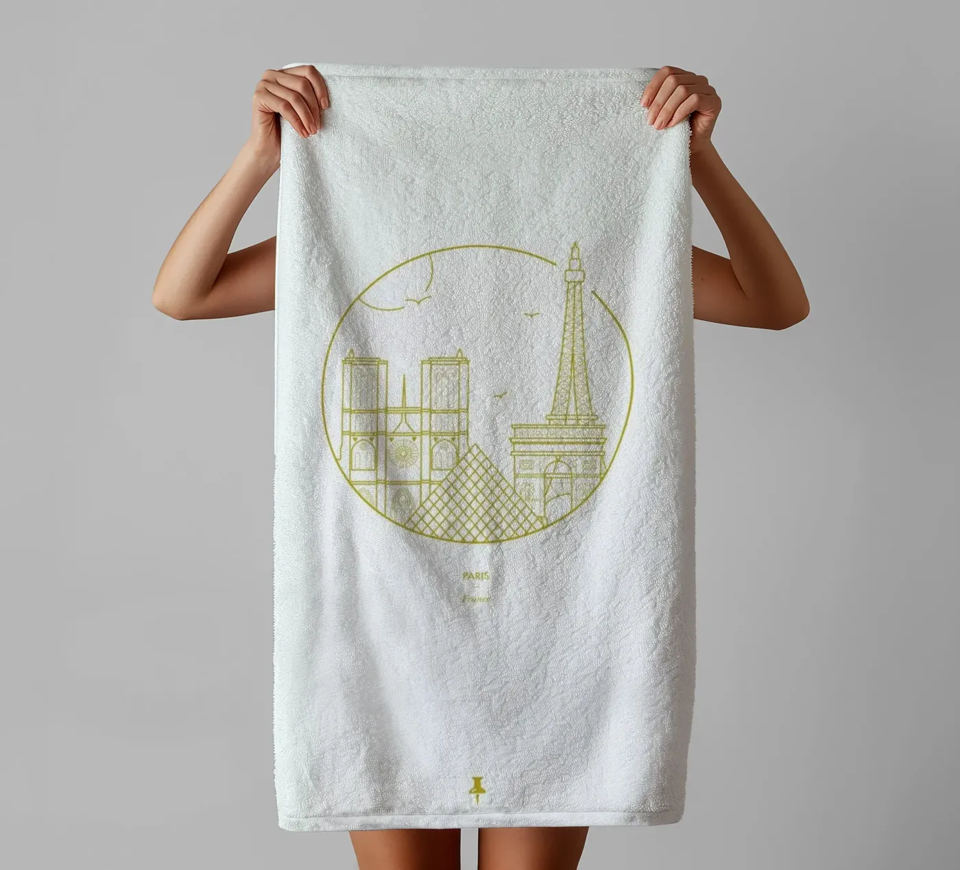 Paris badhanddoek van Dean Smith