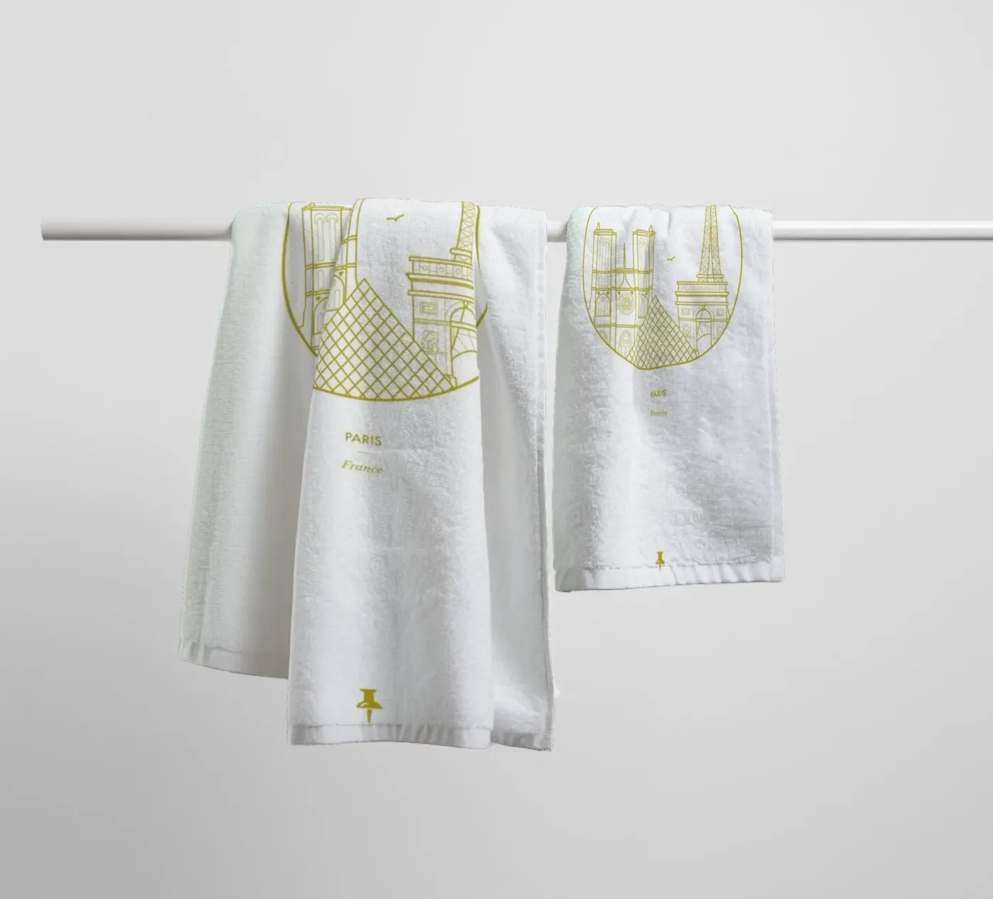 Paris badhanddoek van Dean Smith