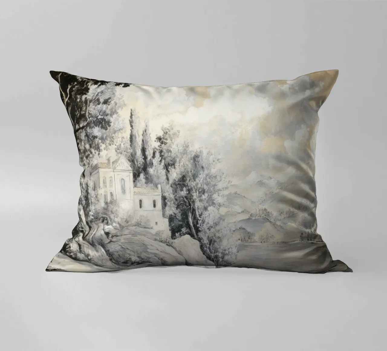 Historic Lakeview Scene cuscino da Vintage World - Uta Naumann