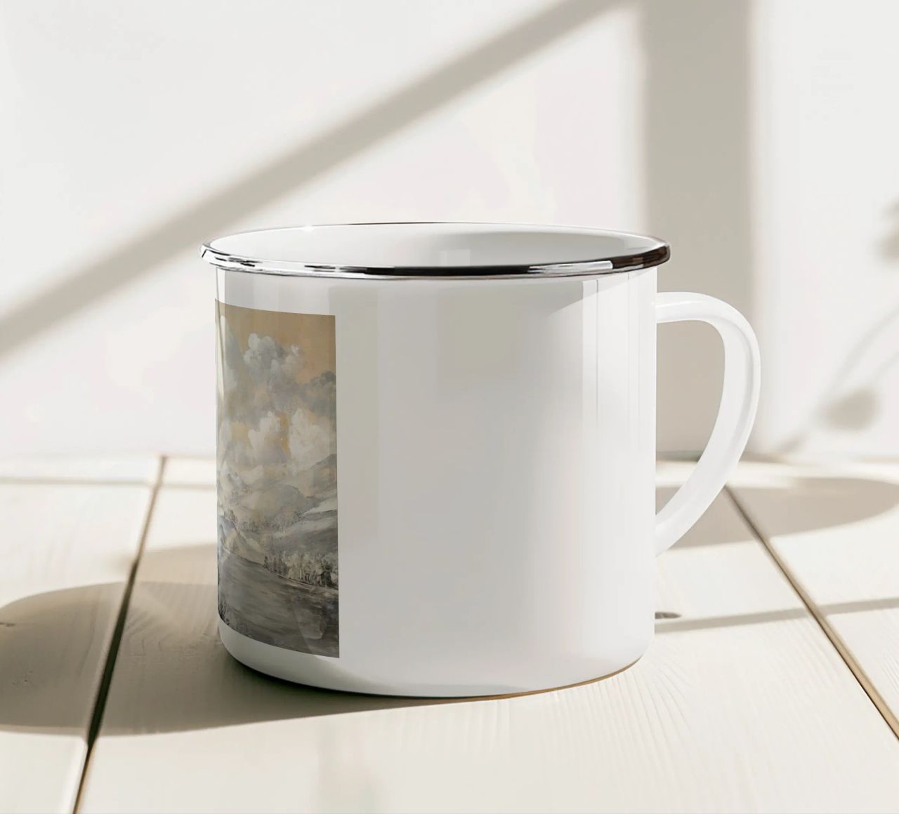 Historic Lakeview Scene tazza in smalto da Vintage World - Uta Naumann