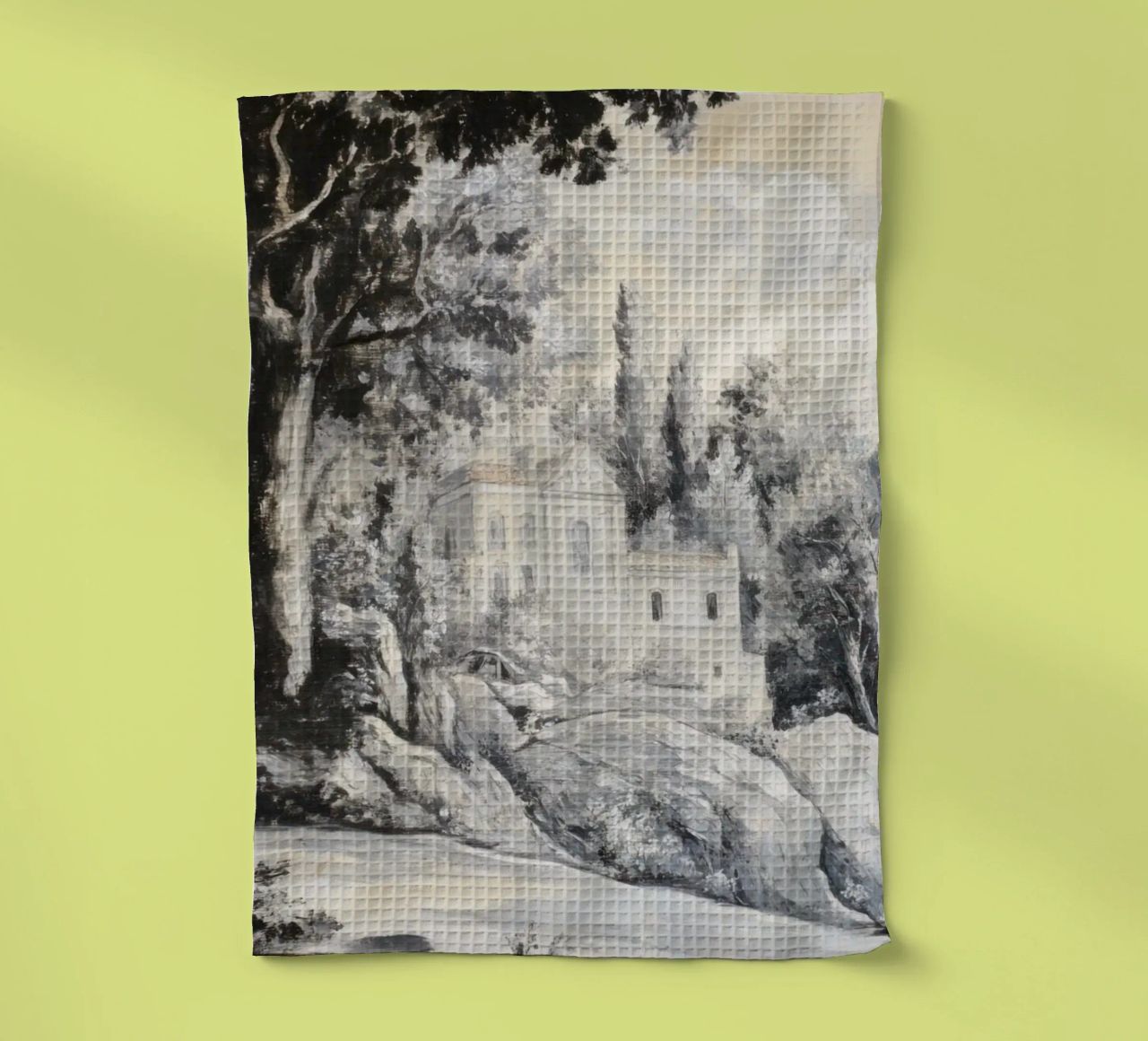 Historic Lakeview Scene torchon de Vintage World - Uta Naumann