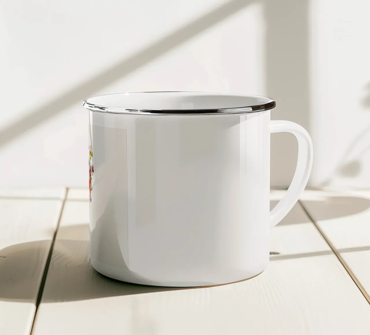 Sommervögelchen tazza in smalto da littlereminder