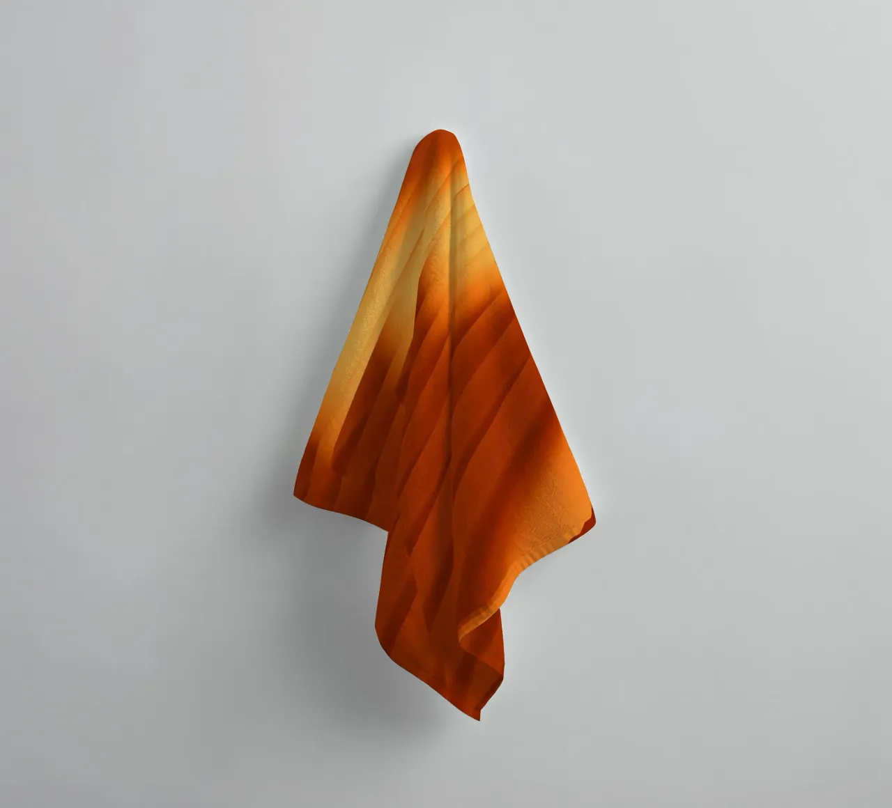 Motif géométrique abstrait orange serviette de bain de Something for you