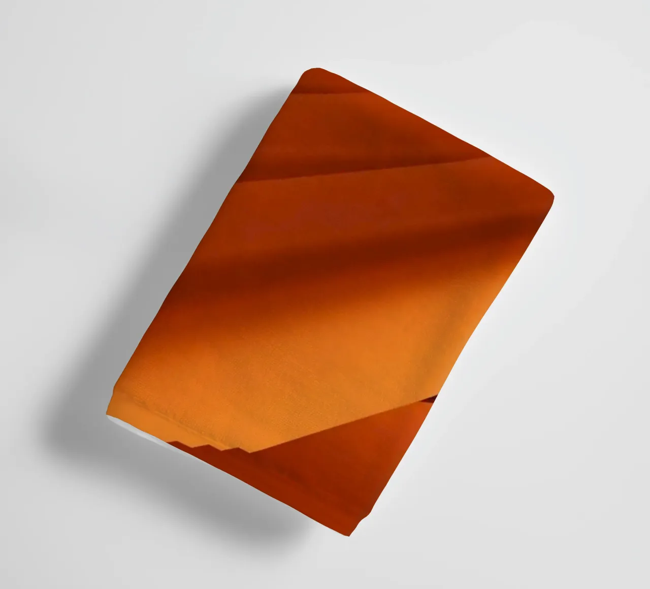Abstraktes geometrisches Muster in Orange Handtuch von Something for you