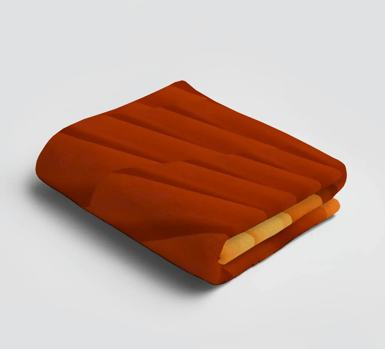 Motif géométrique abstrait orange serviette de bain de Something for you