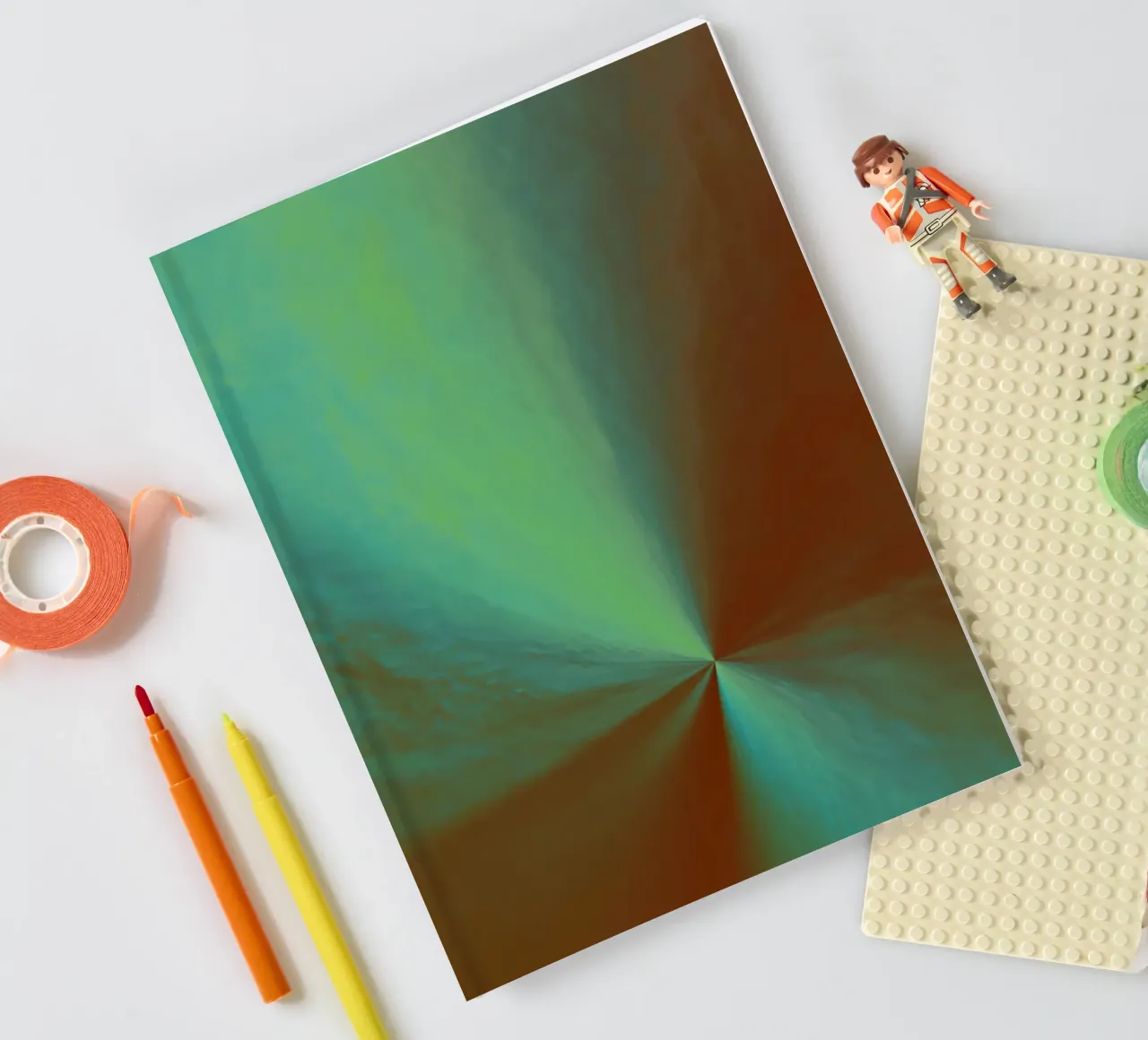 Abstract flowing cosmic image notebook by Something for you