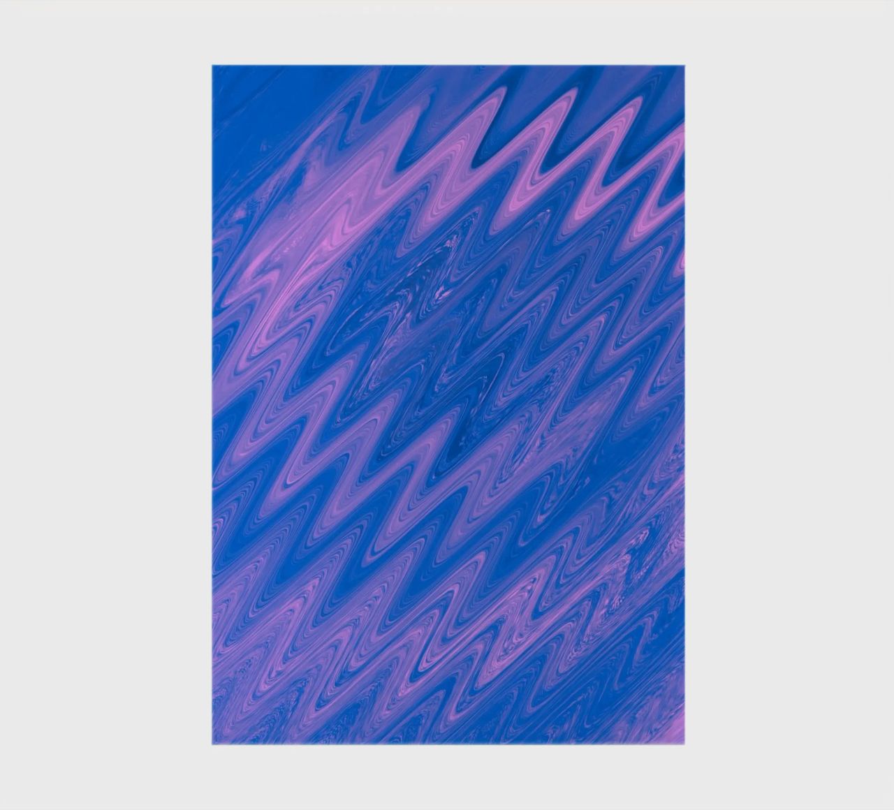 Abstract zig zag pattern in blue and pink notebook by Something for you