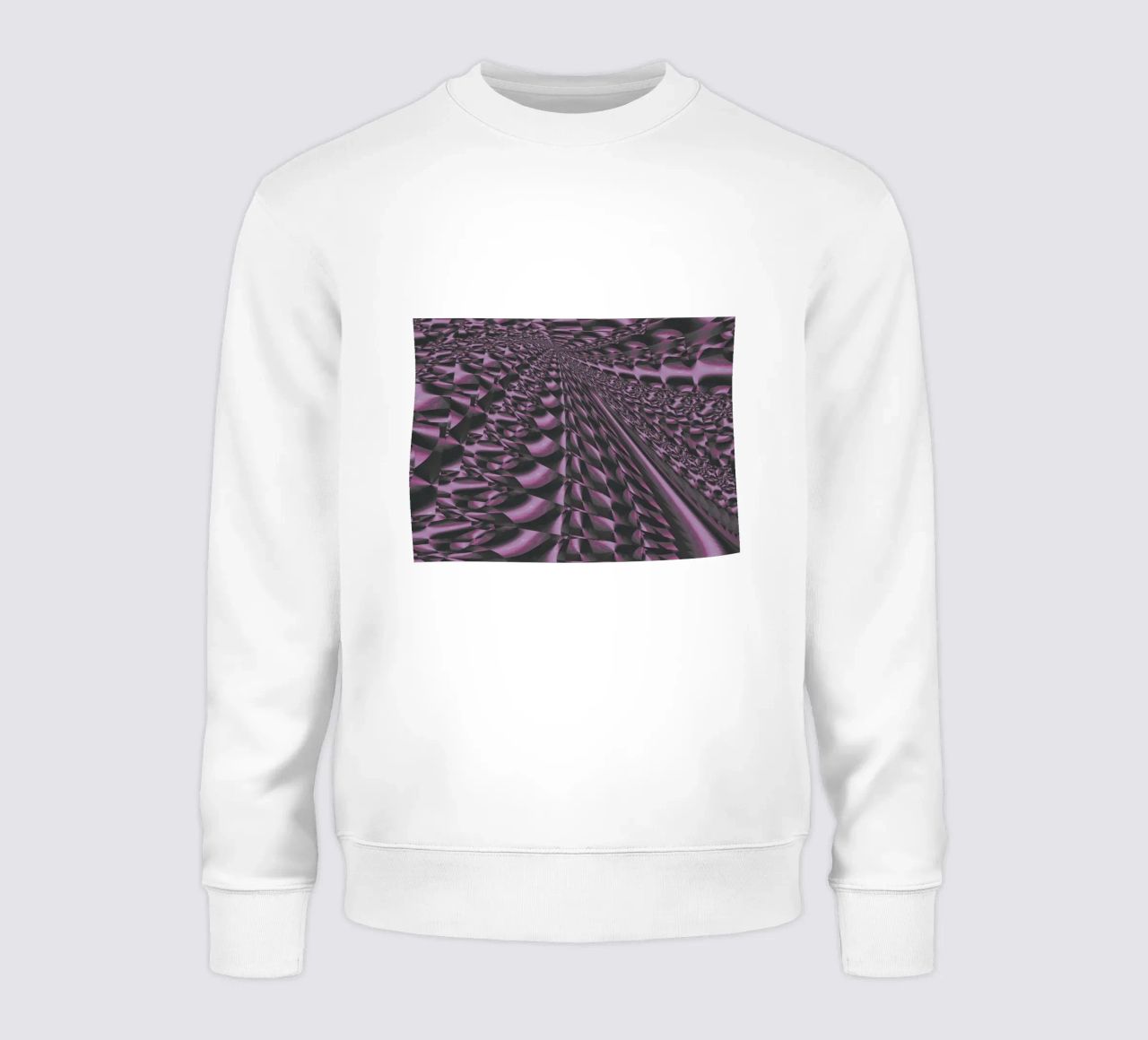 Abstract dynamic 3D pattern sweatshirt by Something for you