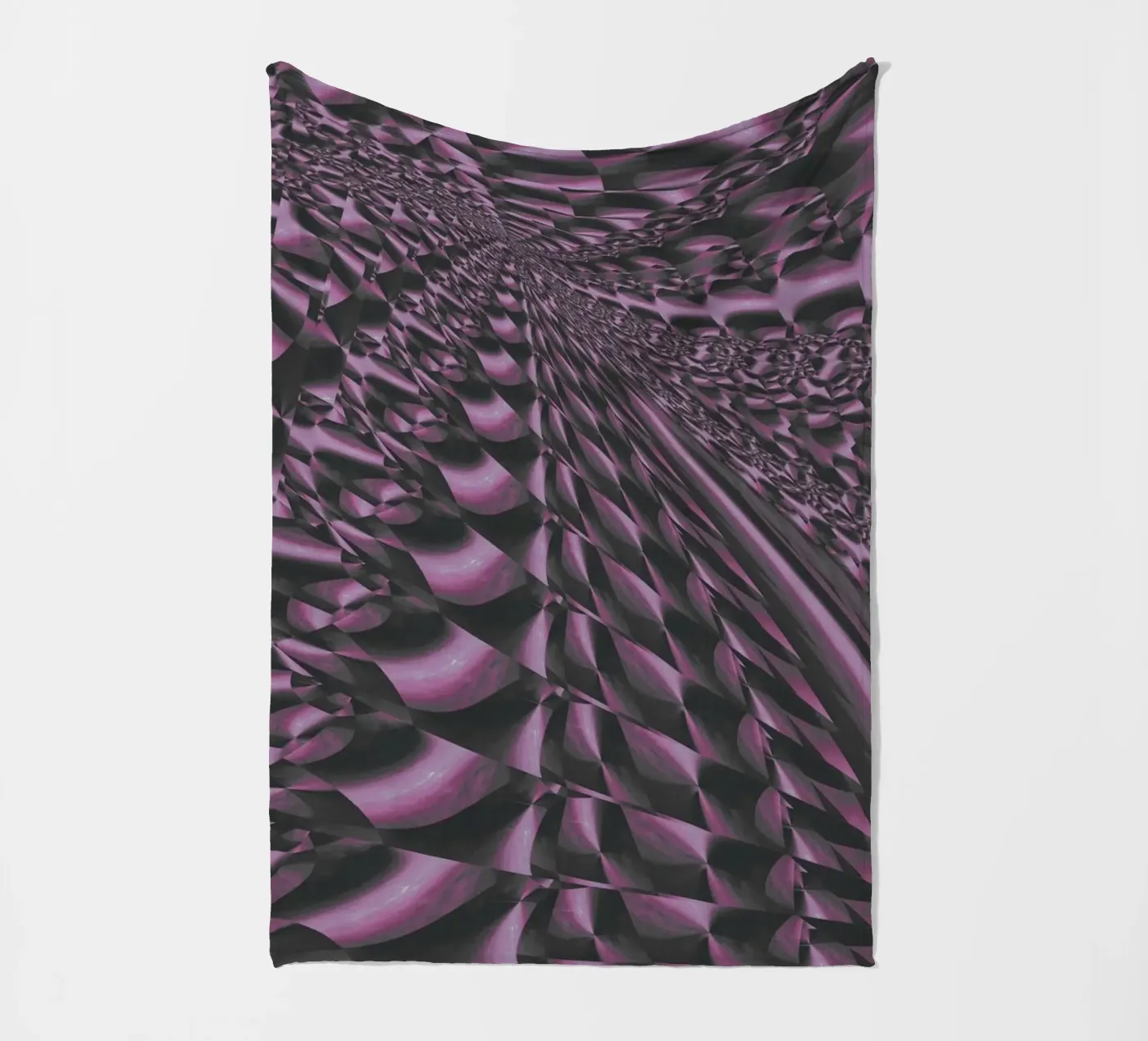 Abstraktes dynamisches 3D Muster Fleecedecke von Something for you