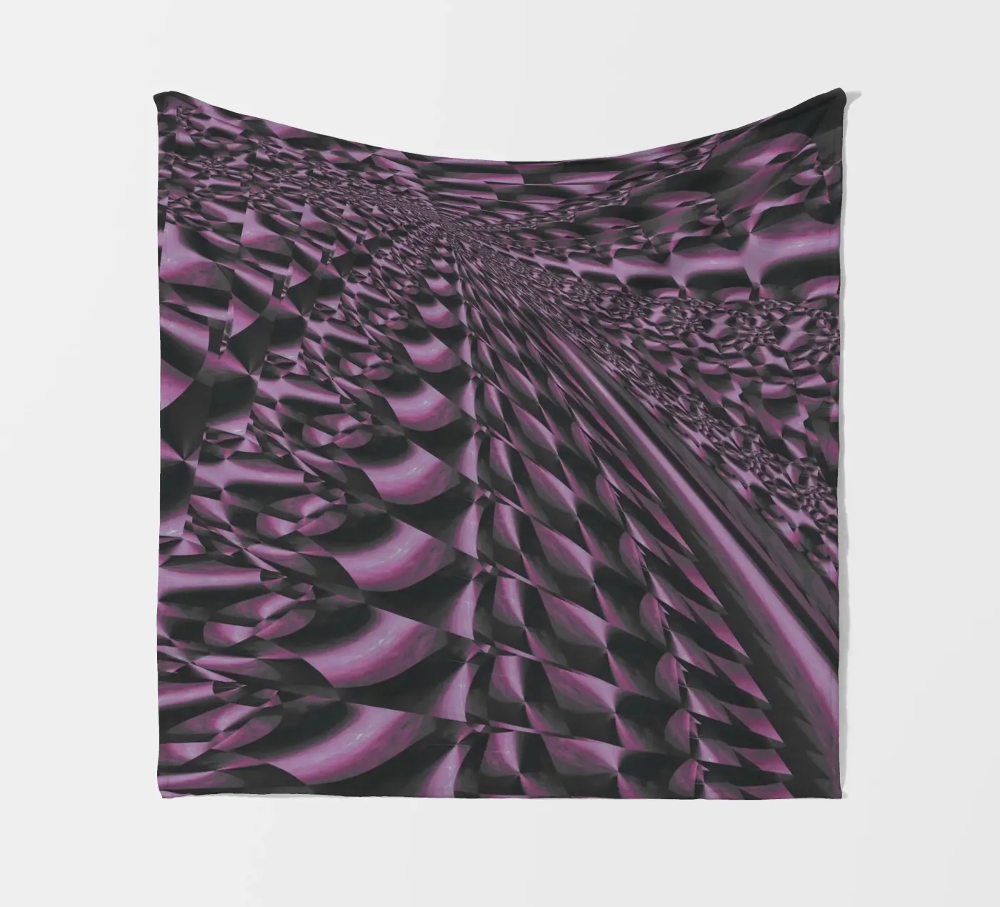 Abstraktes dynamisches 3D Muster Fleecedecke von Something for you