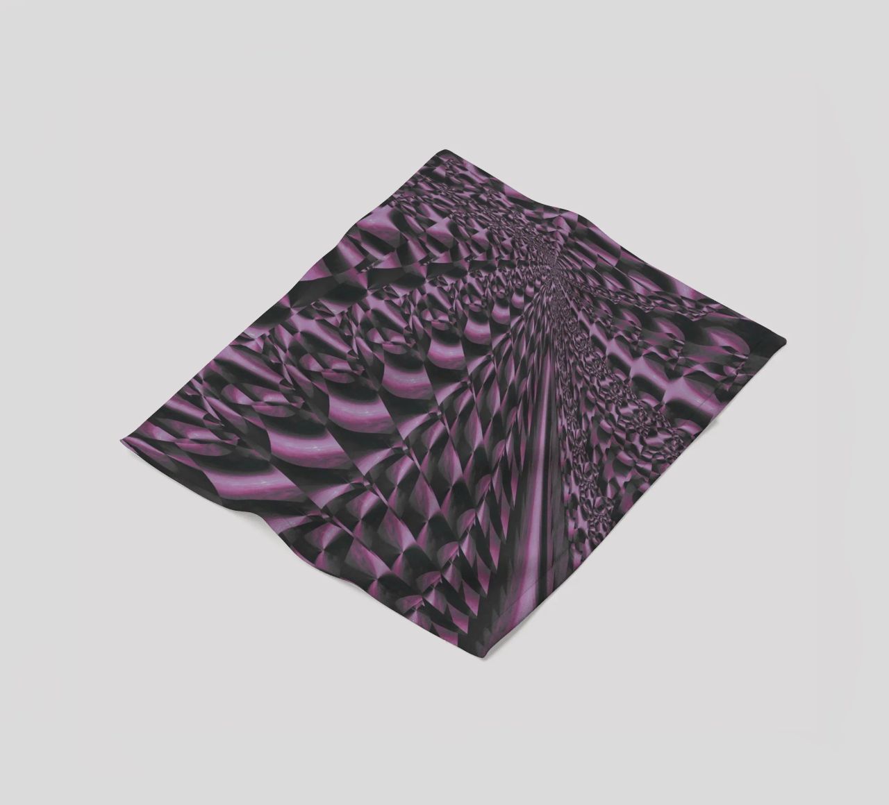 Abstract dynamic 3D pattern fleece blanket by Something for you