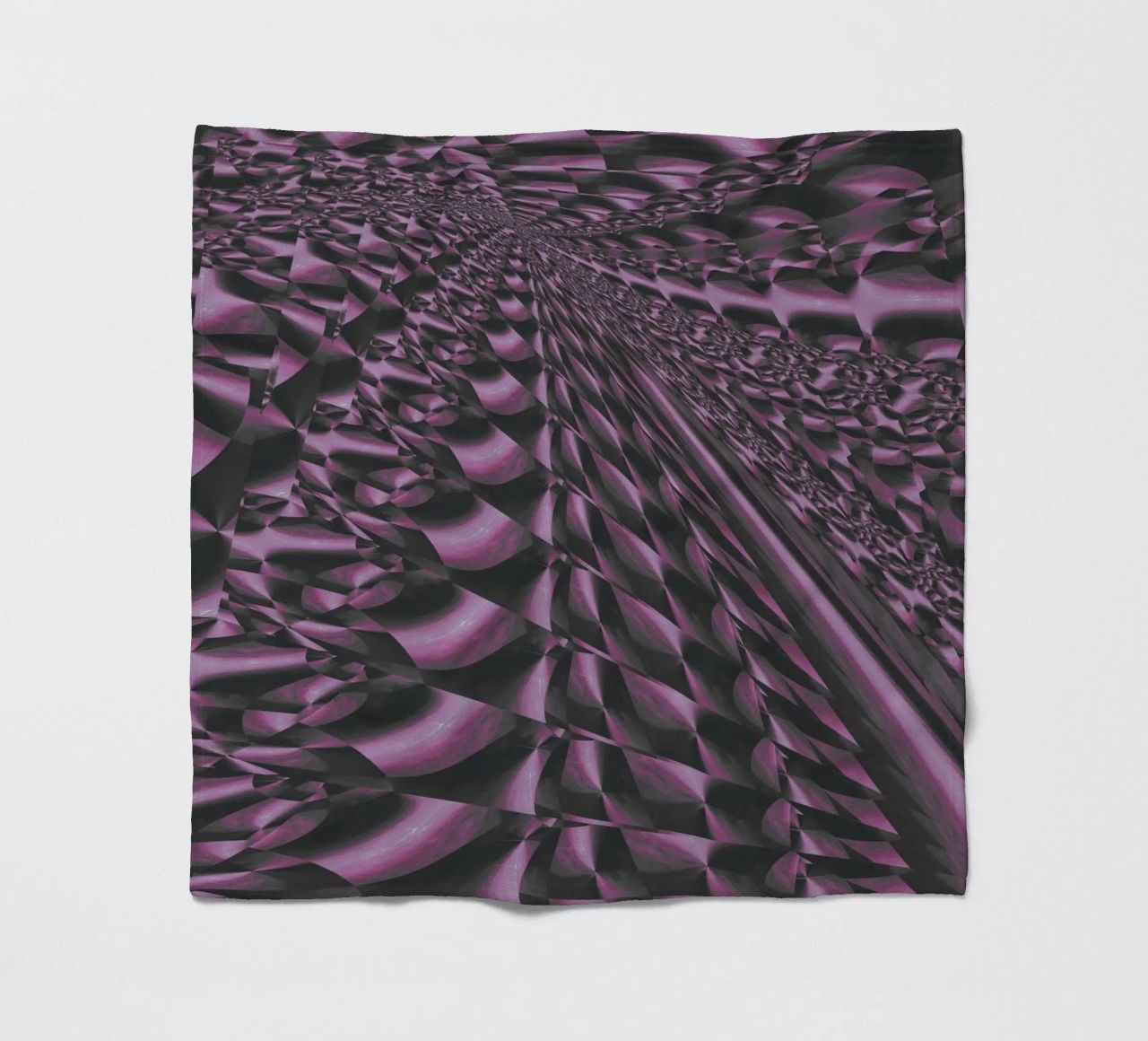 Abstract dynamic 3D pattern fleece blanket by Something for you