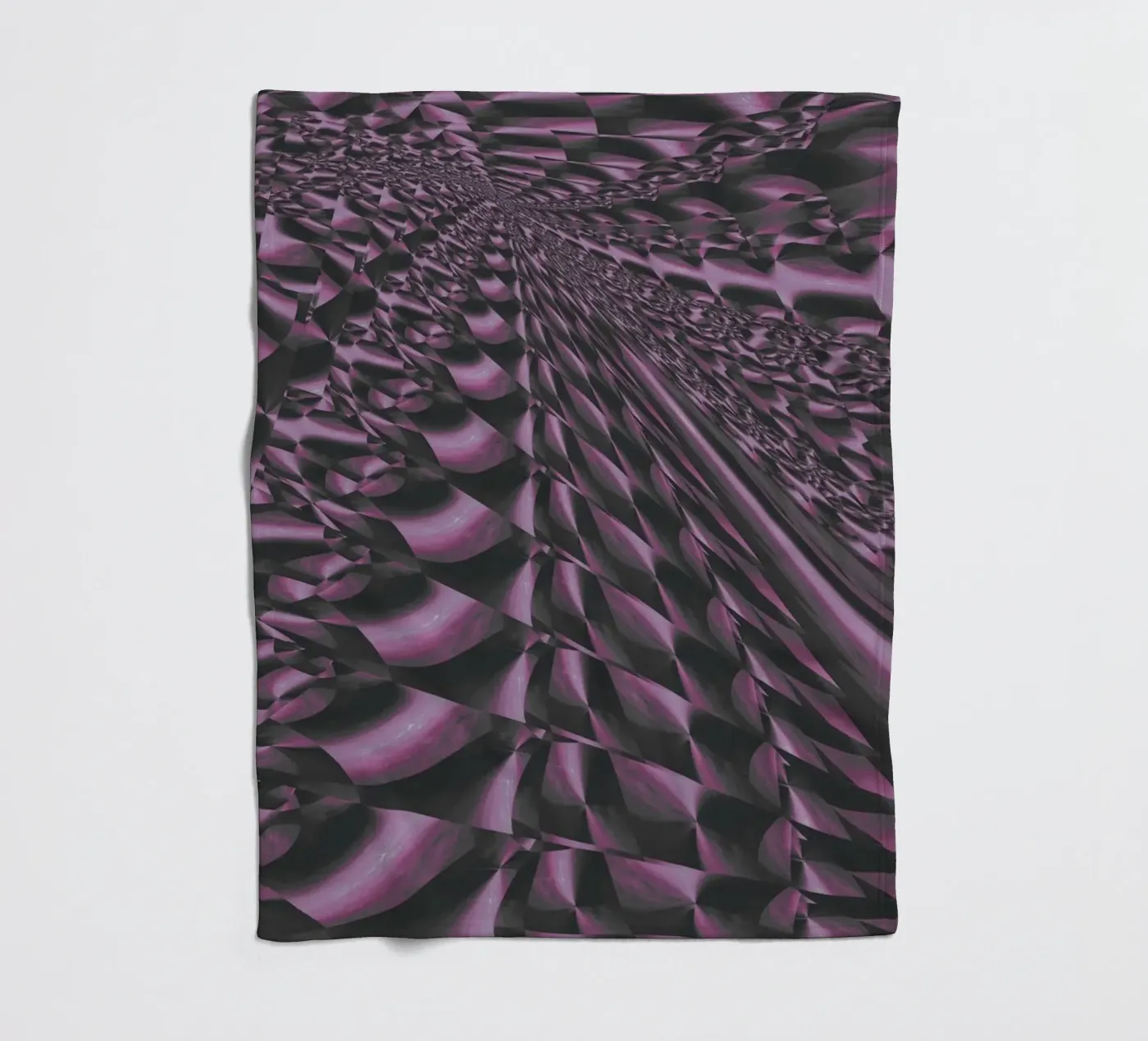 Abstraktes dynamisches 3D Muster Fleecedecke von Something for you