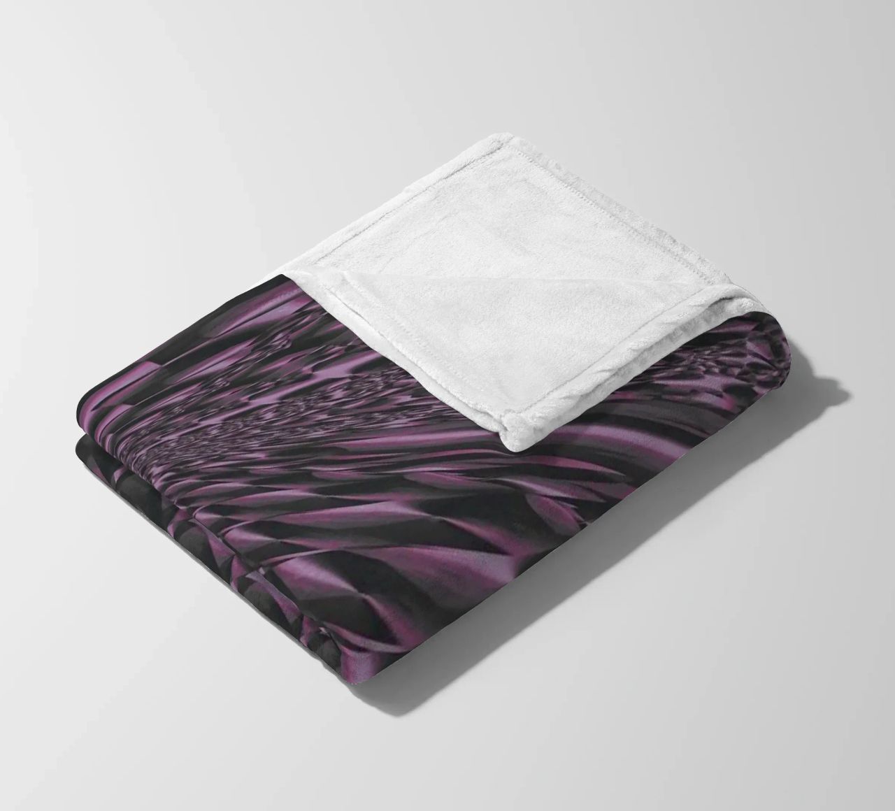 Abstract dynamic 3D pattern fleece blanket by Something for you