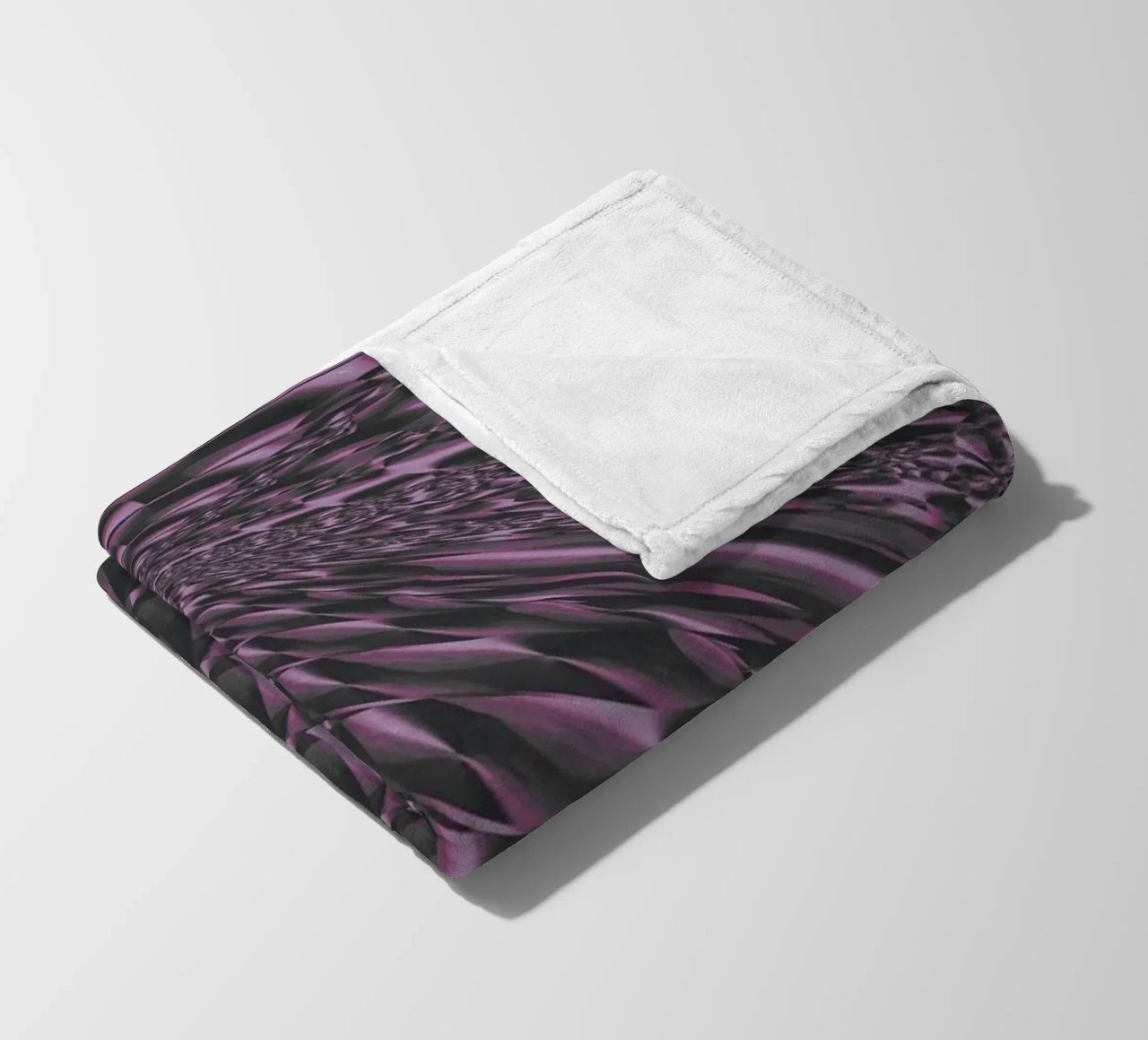 Abstract dynamic 3D pattern fleece blanket by Something for you