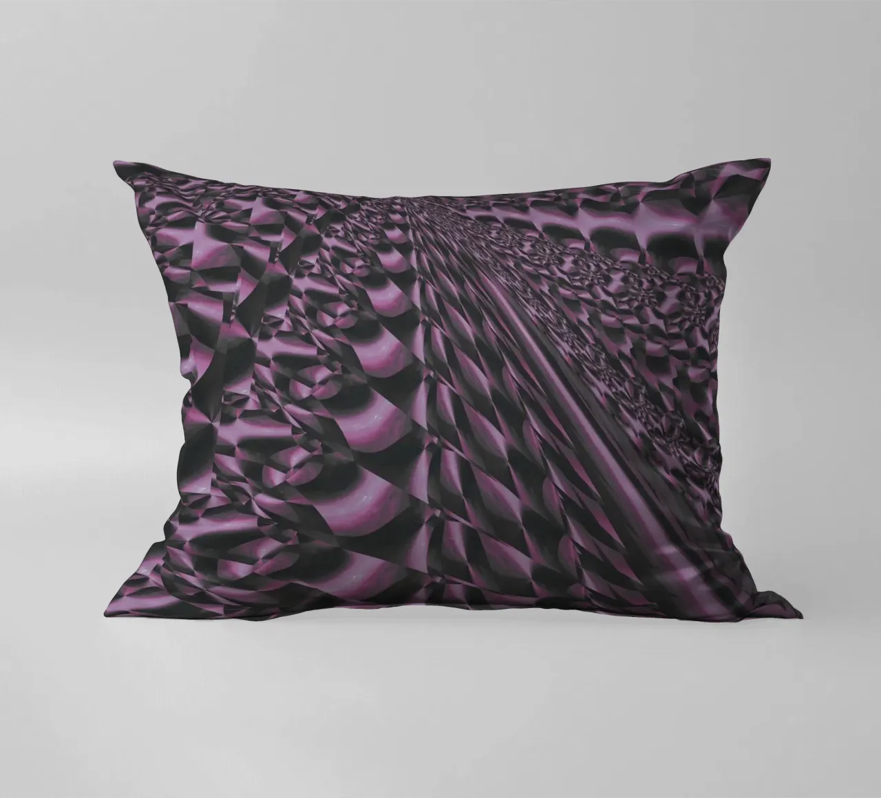 Abstract dynamic 3D pattern decorative cushion by Something for you