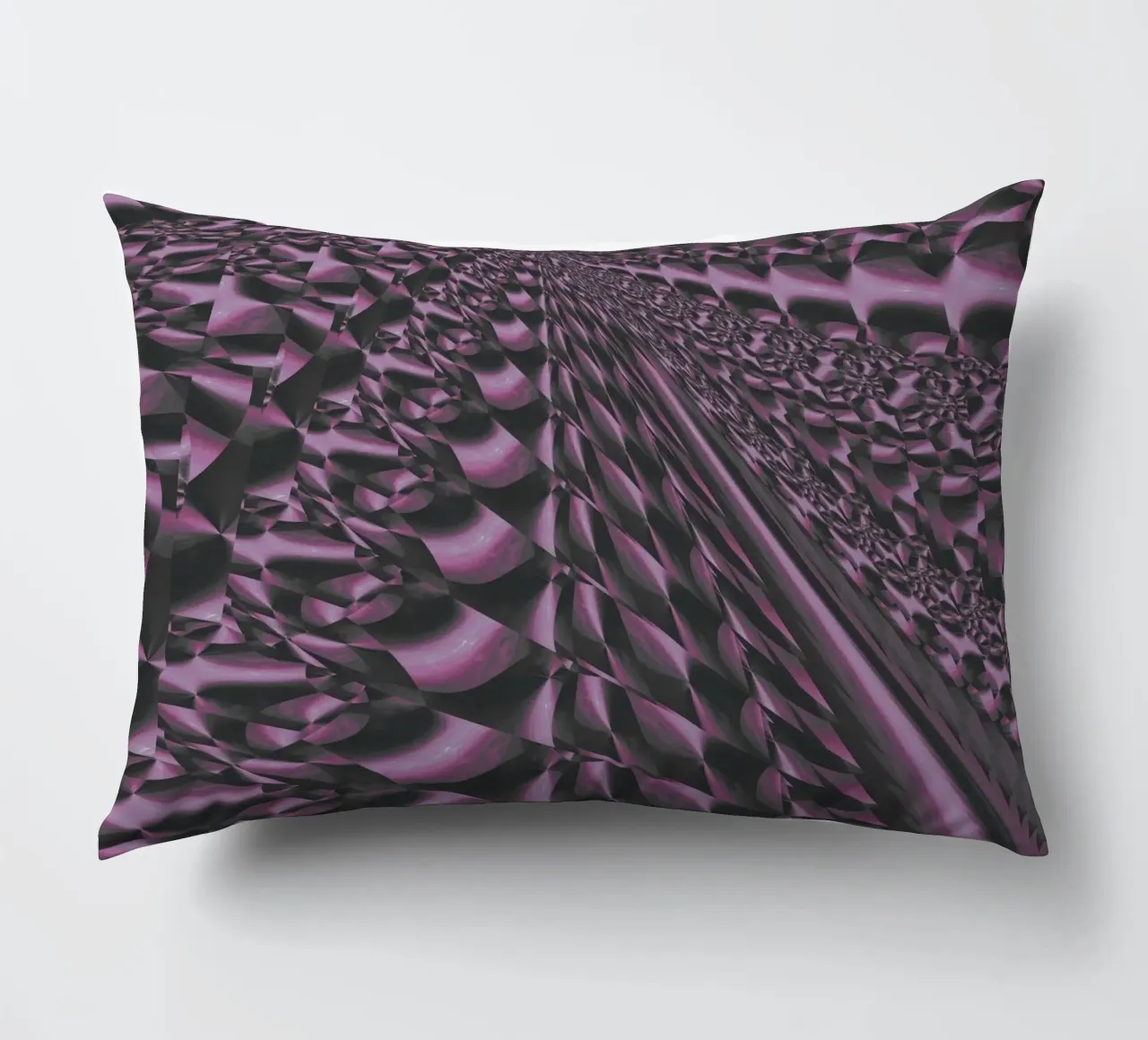 Abstract dynamic 3D pattern decorative cushion by Something for you