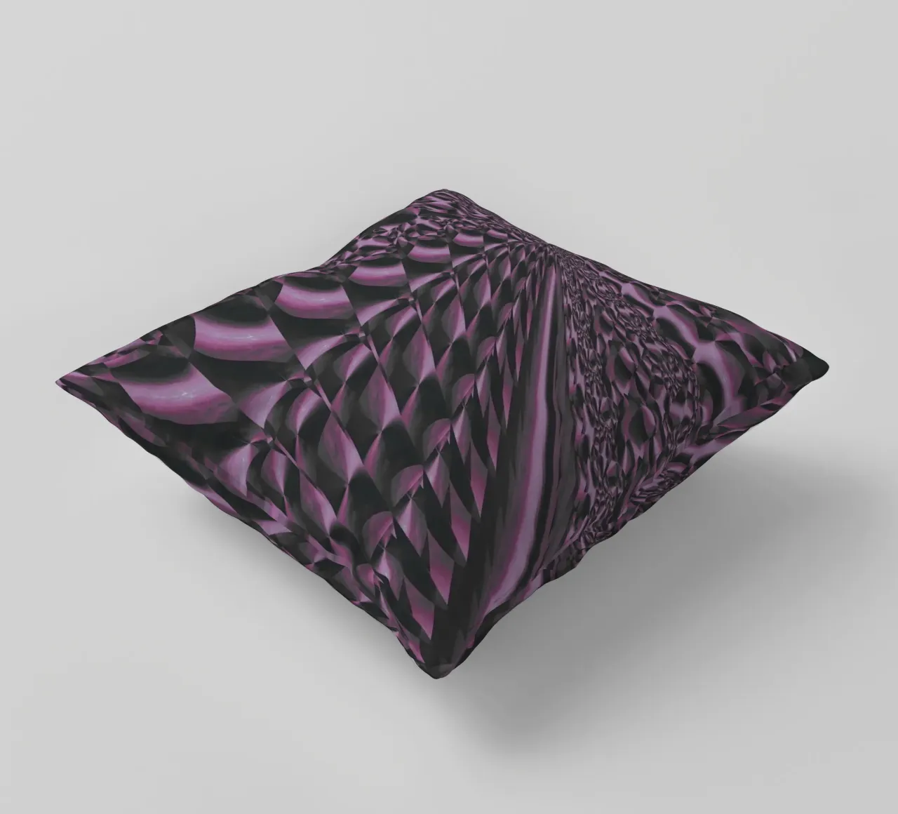 Abstract dynamic 3D pattern decorative cushion by Something for you
