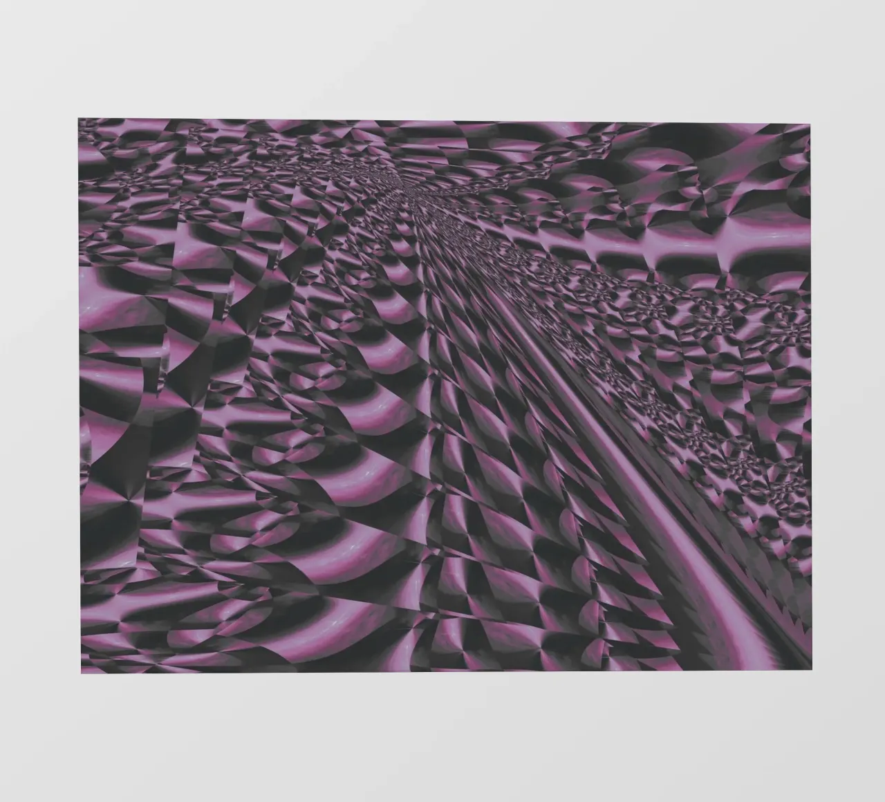 Abstract dynamisch 3D patroon fotobehang van Something for you