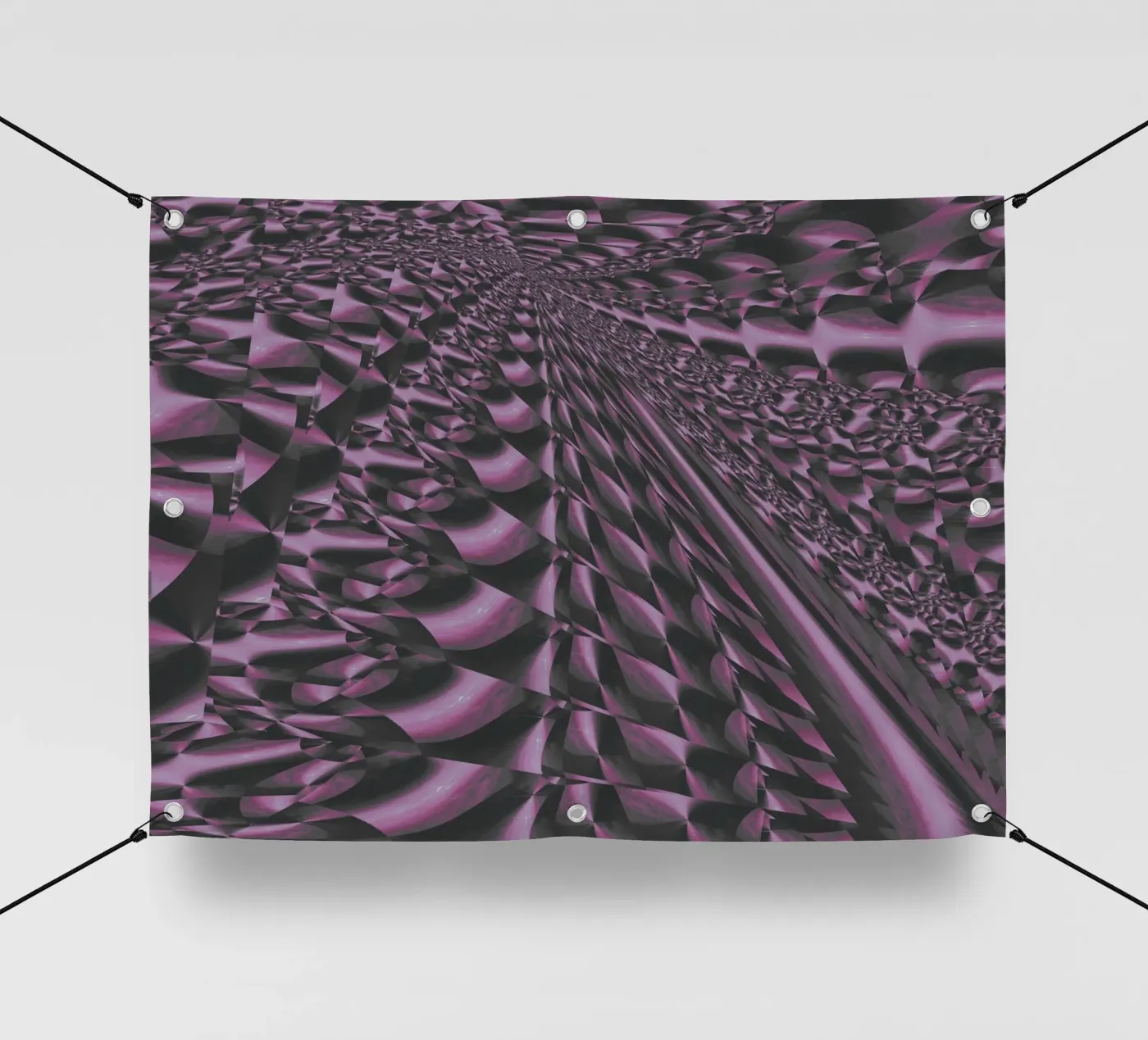 Abstract dynamic 3D pattern pvc cover by Something for you