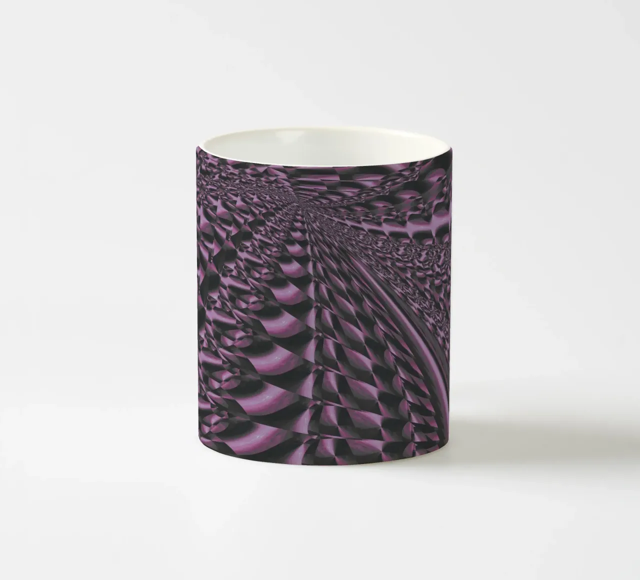 Abstraktes dynamisches 3D Muster Keramik Tasse von Something for you