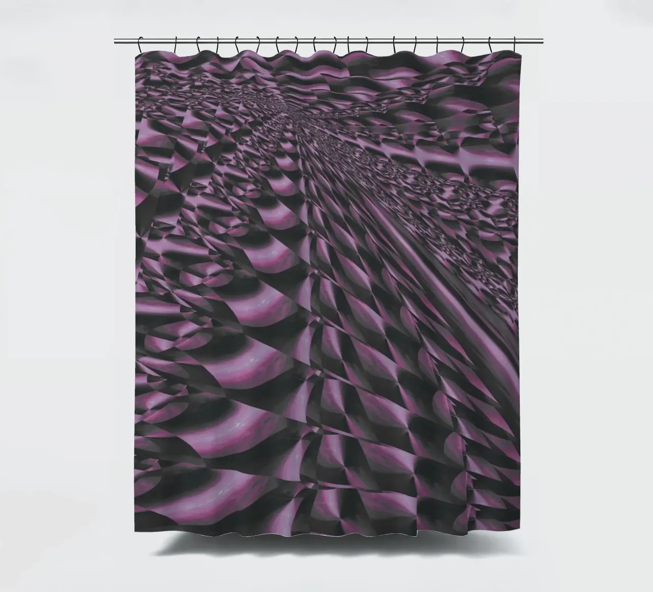 Motif abstrait dynamique en 3D rideau de douche de Something for you