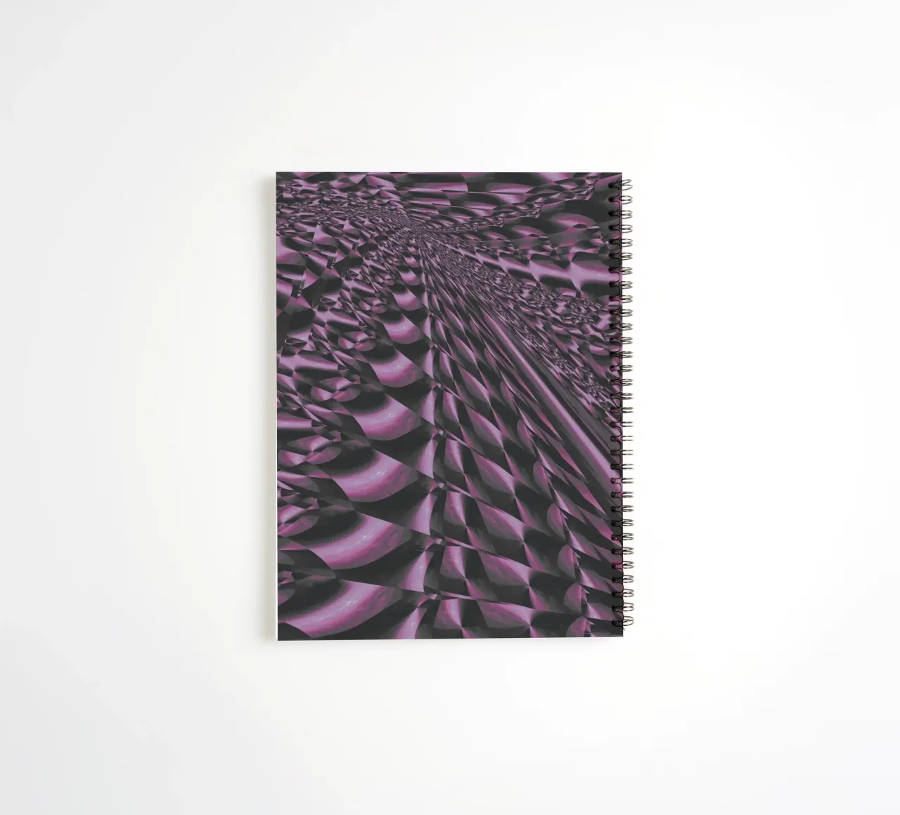 Abstraktes dynamisches 3D Muster Ringbuch von Something for you