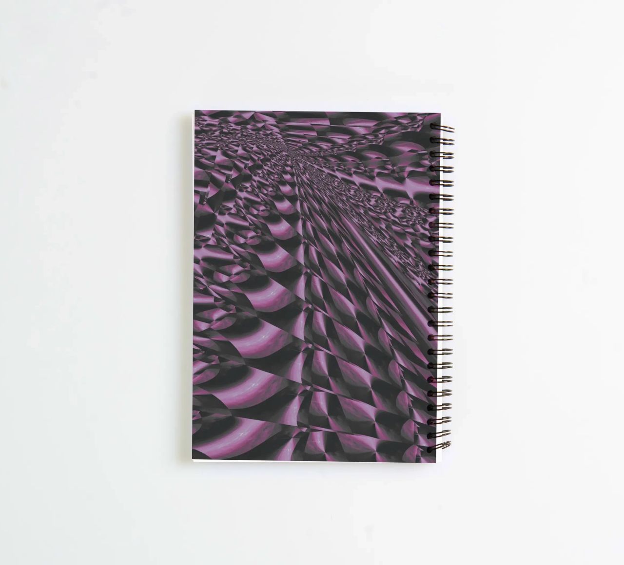 Abstract dynamic 3D pattern spiral notebook by Something for you