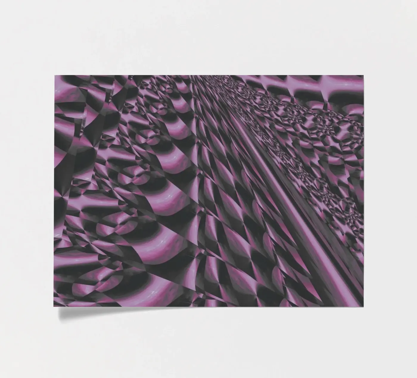 Modello 3D astratto e dinamico foglio adesivo da Something for you