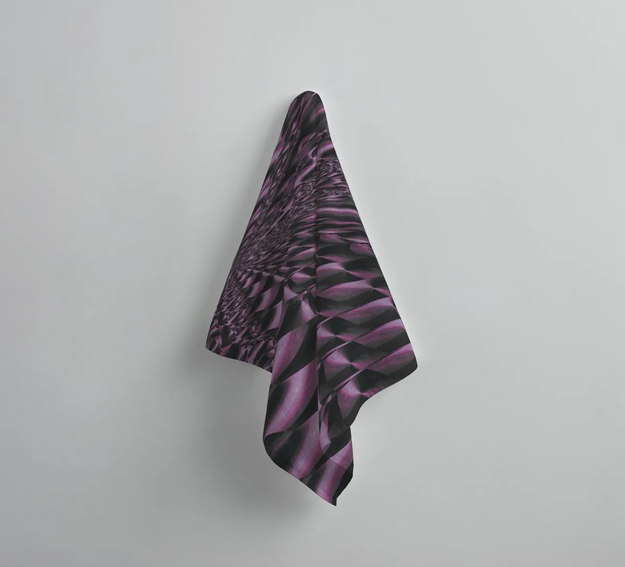 Motif abstrait dynamique en 3D serviette de bain de Something for you