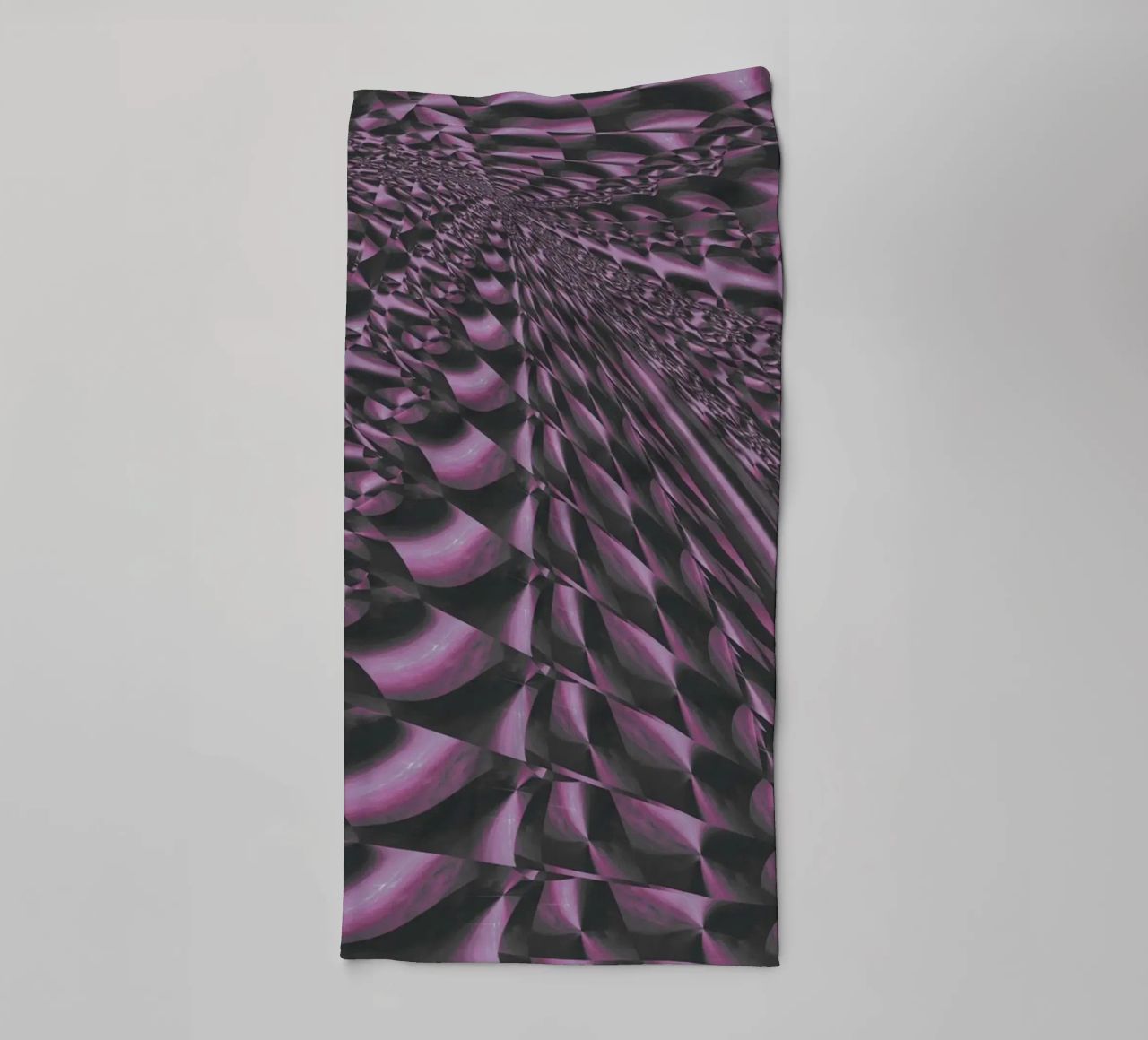 Abstract dynamic 3D pattern towel by Something for you