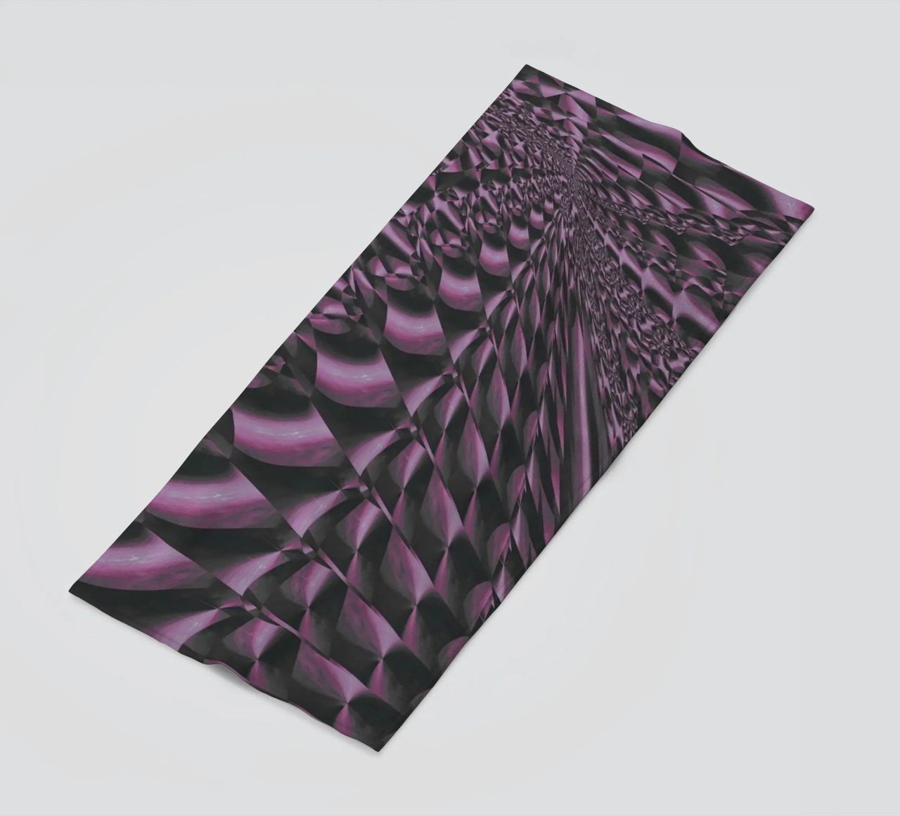 Abstract dynamic 3D pattern beach towel by Something for you