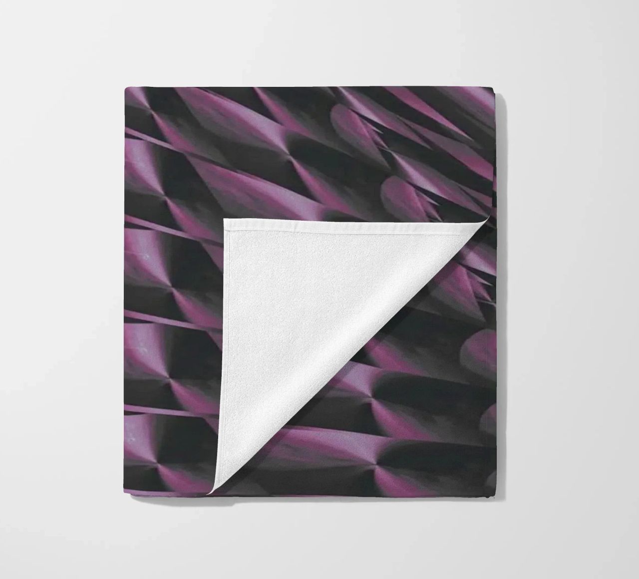 Abstract dynamic 3D pattern beach towel by Something for you