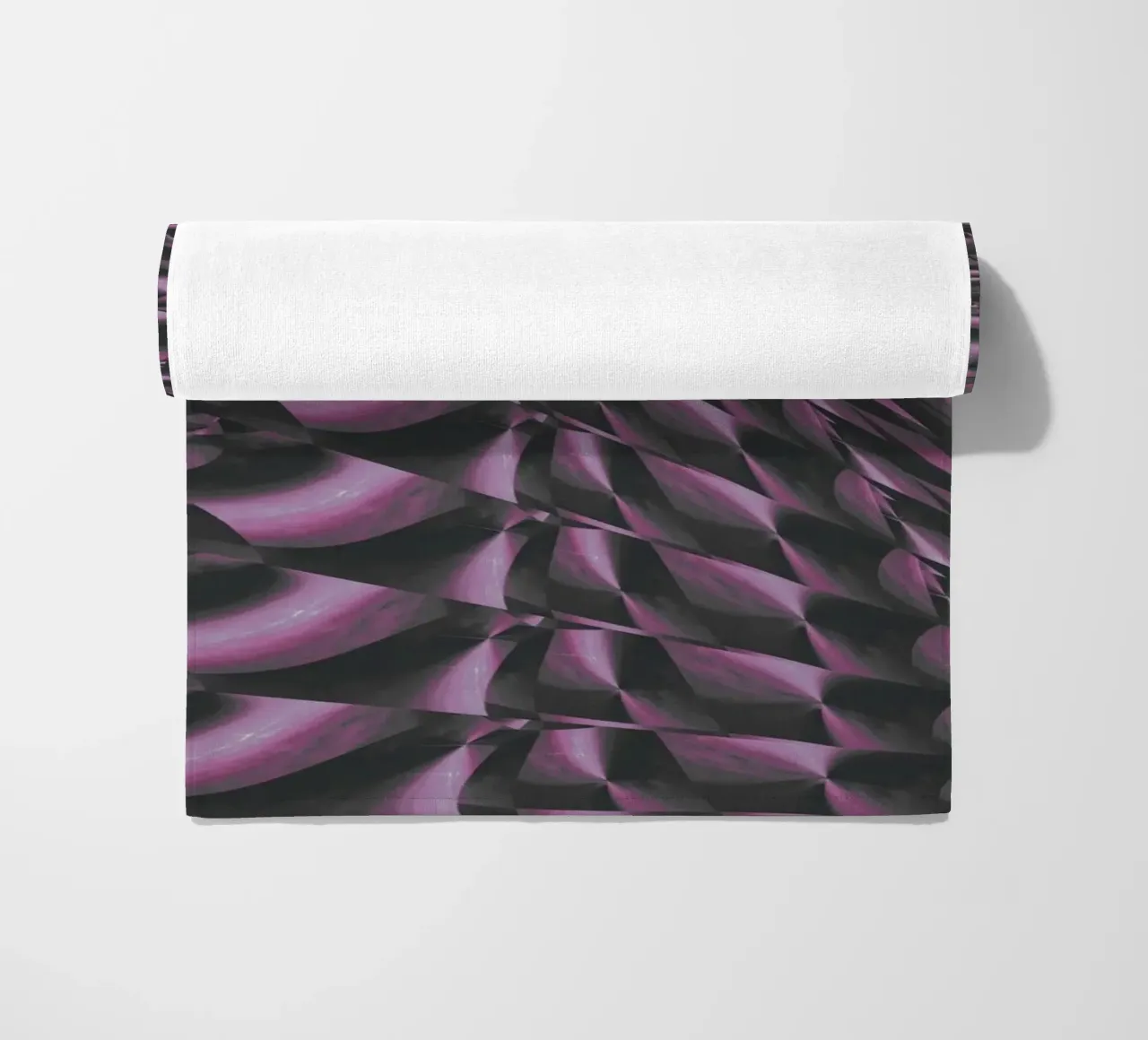 Abstract dynamic 3D pattern beach towel by Something for you