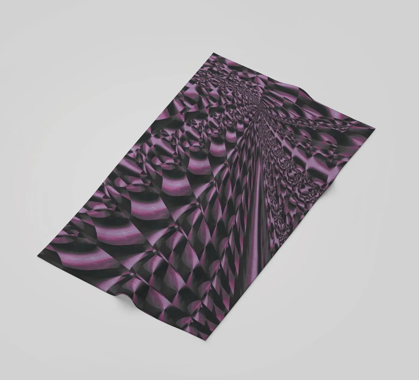 Abstract dynamic 3D pattern Strandtuch von Something for you