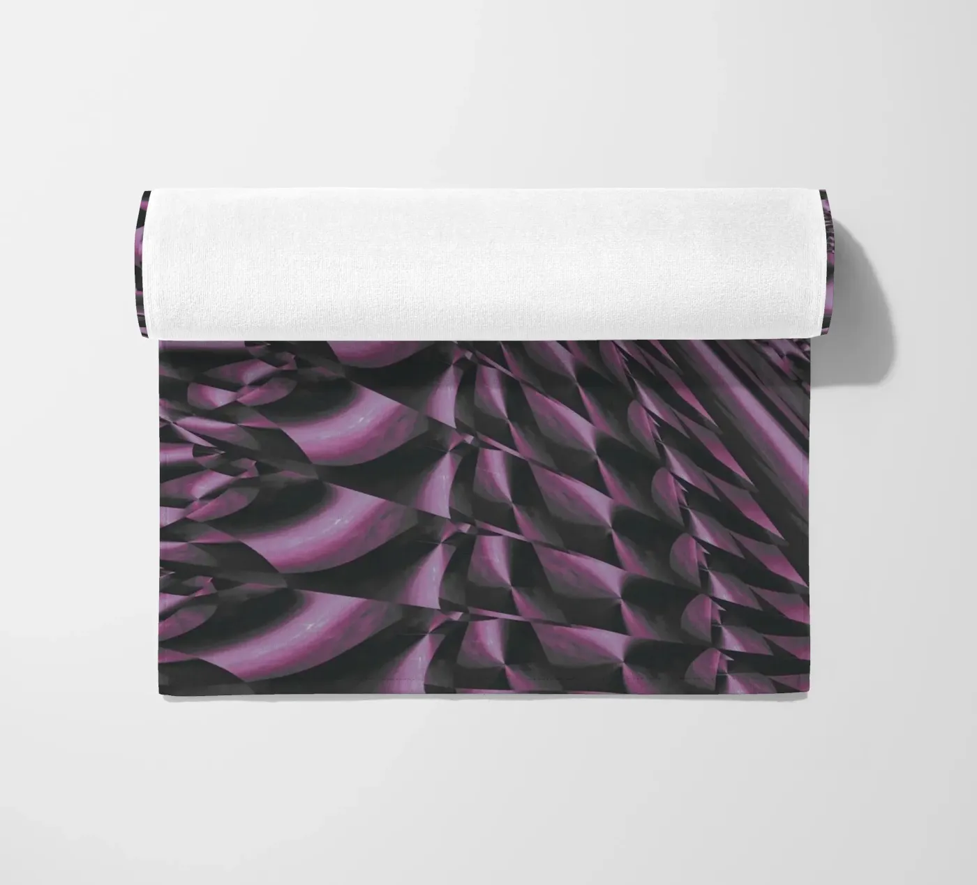 Abstract dynamic 3D pattern Strandtuch von Something for you