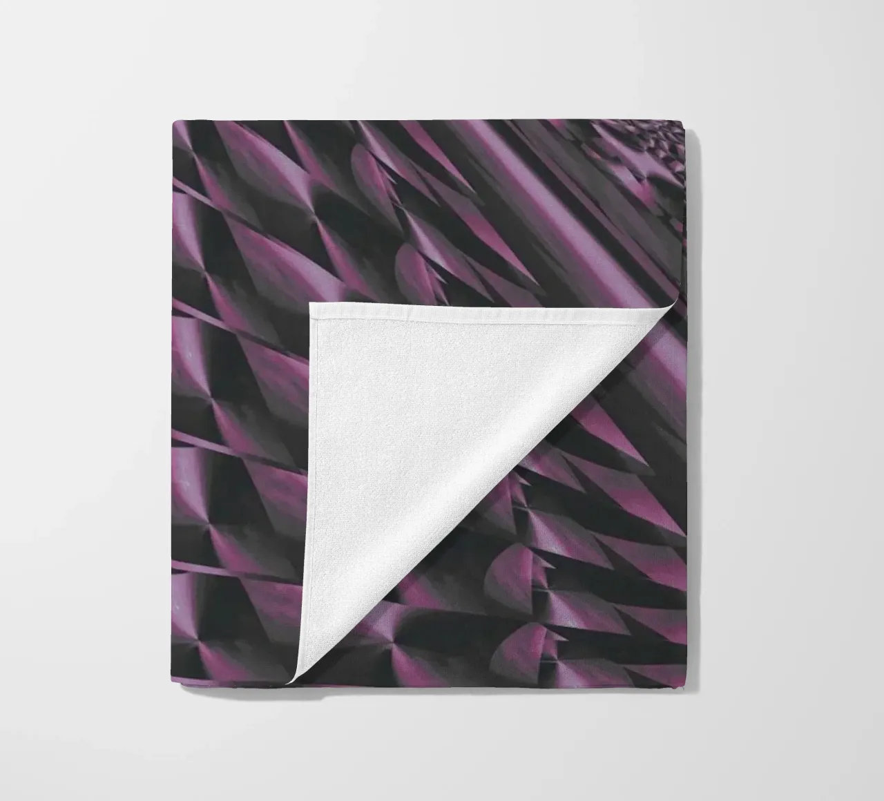 Abstract dynamic 3D pattern beach towel by Something for you