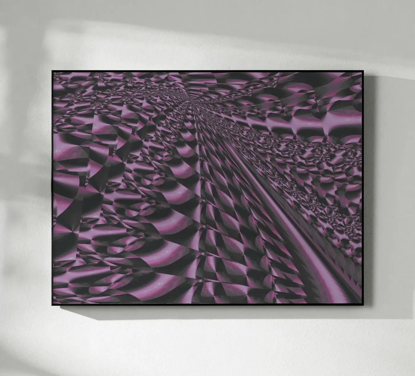 Abstract dynamic 3D pattern plexiglas de Something for you